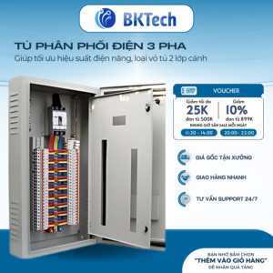 TỦ PHÂN PHỐI BẢN TIÊU CHUẨN CHO CHUNG CƯ, NHÀ TRỌ 10 PHÒNG, NHÀ XƯỞNG 10 ATOMAT NHÁNH