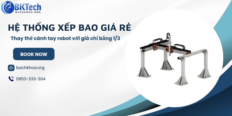 hệ thống xếp bao tự động, máy xếp pallet, robot bốc xếp, hệ thống xếp pallet, máy xếp bao, robot xếp bao