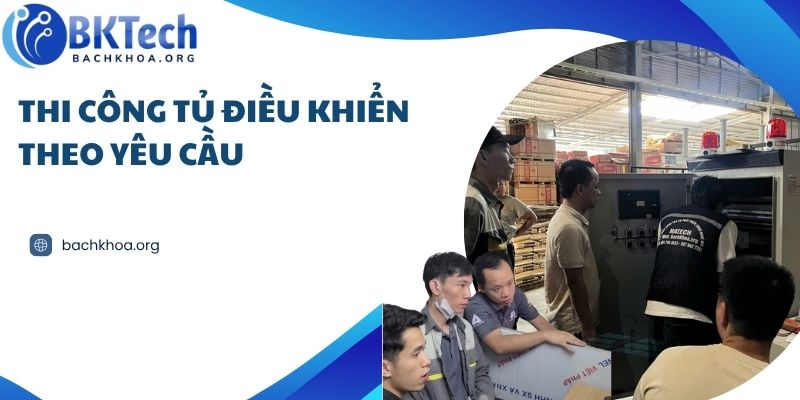 Thi công tủ điện theo yêu cầu