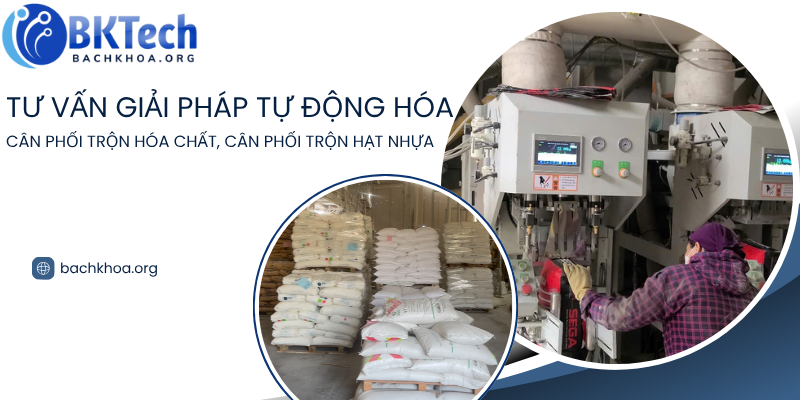 Cân Phối Trộn Hóa Chất, Cân Phối Trộn Hạt Nhựa - Sai Số 1%