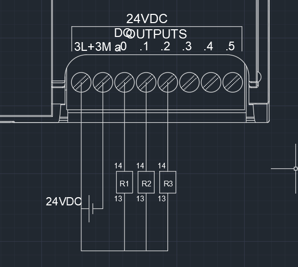SƠ ĐỒ ĐẤU NỐI PLC MẠCH KHỞI ĐỘNG SAO TAM GIÁC PLC