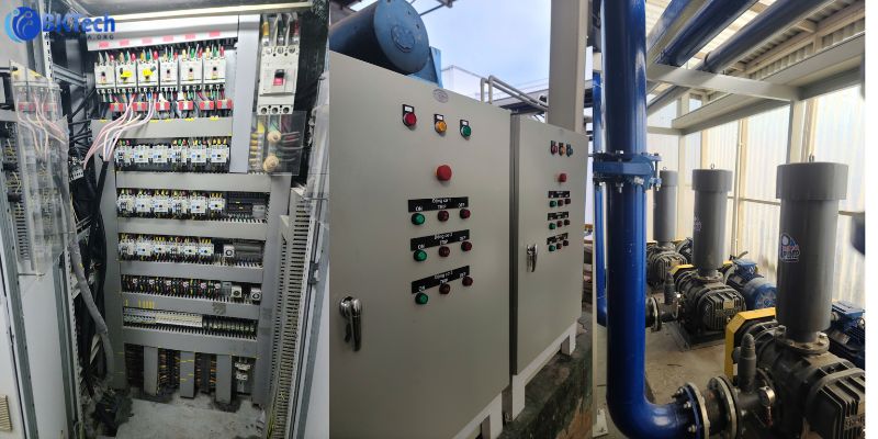 Thi Công Tủ Điện, Tủ điện xử lý nước thải, Tủ điện công nghiệp