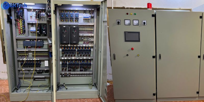 Thi Công Tủ Điện, Tủ điện xử lý nước thải, Tủ điện công nghiệp